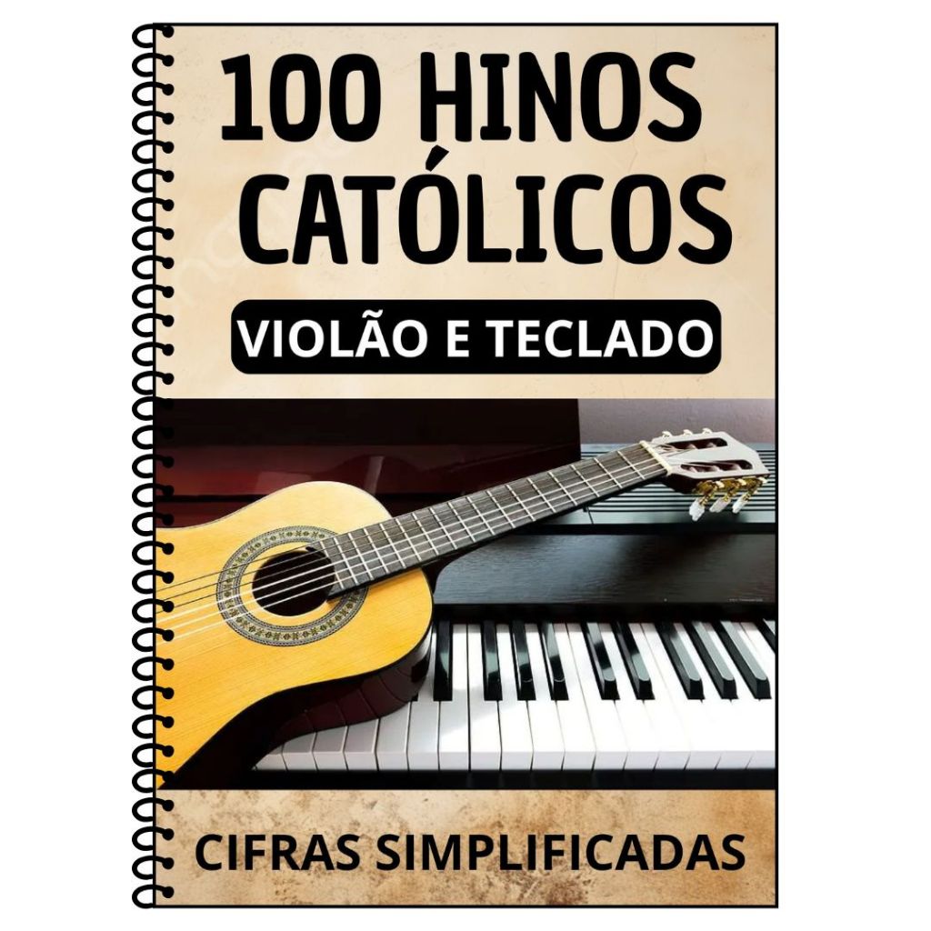 Apostila de Cifras Católicas para Violão e Teclado – Fácil e Sem Pestanas