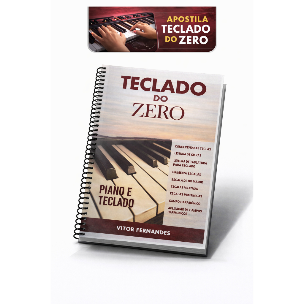 Apostila de música Teclado do Zero