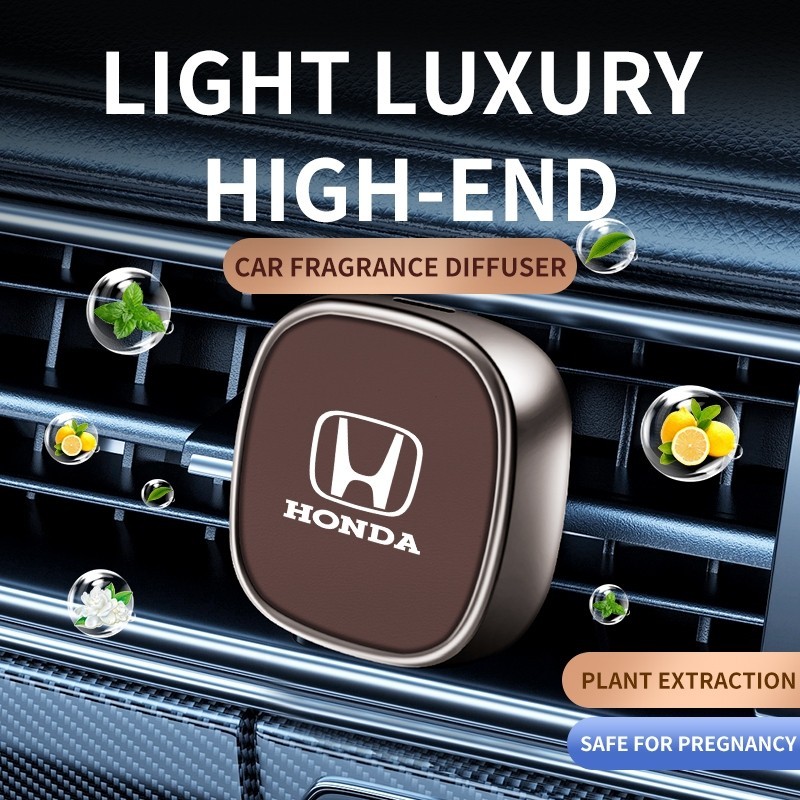 Despacho Rápido Honda Vent Clip Ambientador De Carro Aroma Sólido Perfume Civic FE HR-V CR Aircon Outlet Fragrância Deco