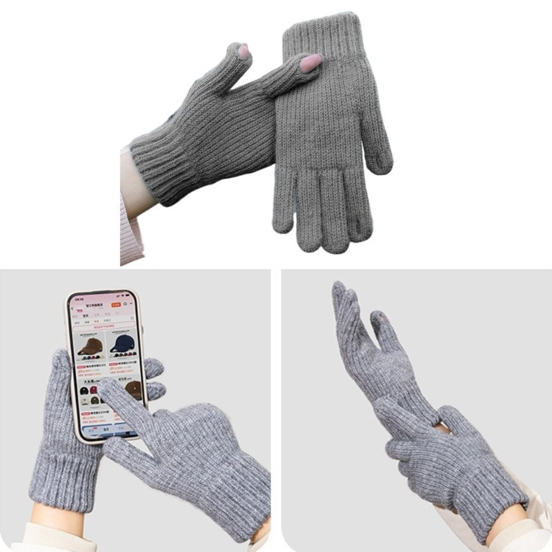 * Forro Quente Grosso À Prova Isolamento Térmico Stretch Finger Hole Para Atividades