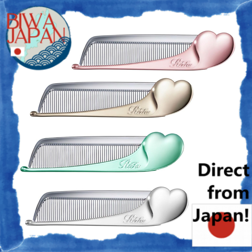 【Direct from Japan】ReFa HEART COMB Aira Folding Hair Comb｜Bangs & Side Hair Styling｜With Shiatsu Tips｜Colors: Rose...
