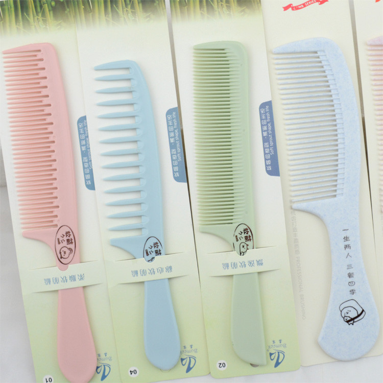 High-End novo estilo macio bonito estilo pente inquebrável resistente ao calor pente Anti-estático doméstico portátil pe
