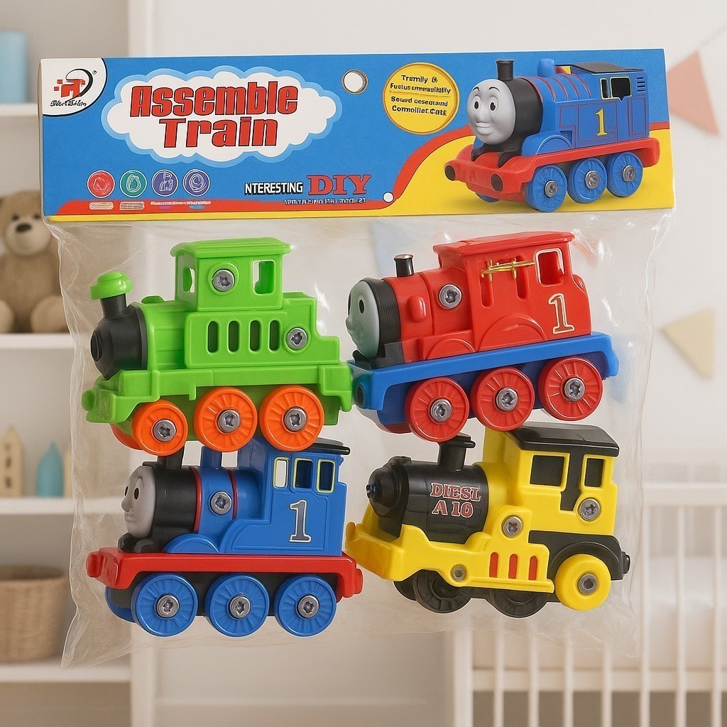 Trem Thomas & friends Trenzinho Carrinho Monta Desmonta com Chave Acessórios - FULL