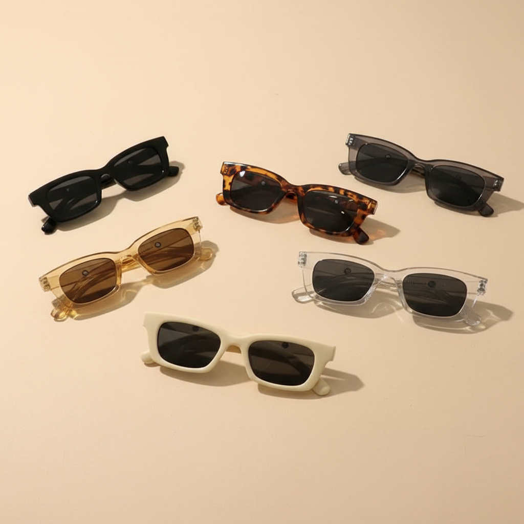 Choice Fashion Óculos de Sol Feminino Estilo Retrô Cat Eye