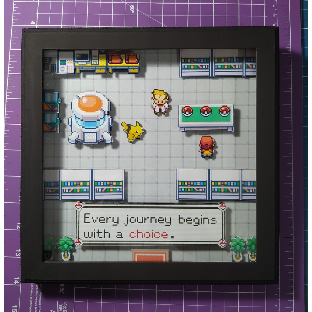 Quadro 3D  Pokémon 