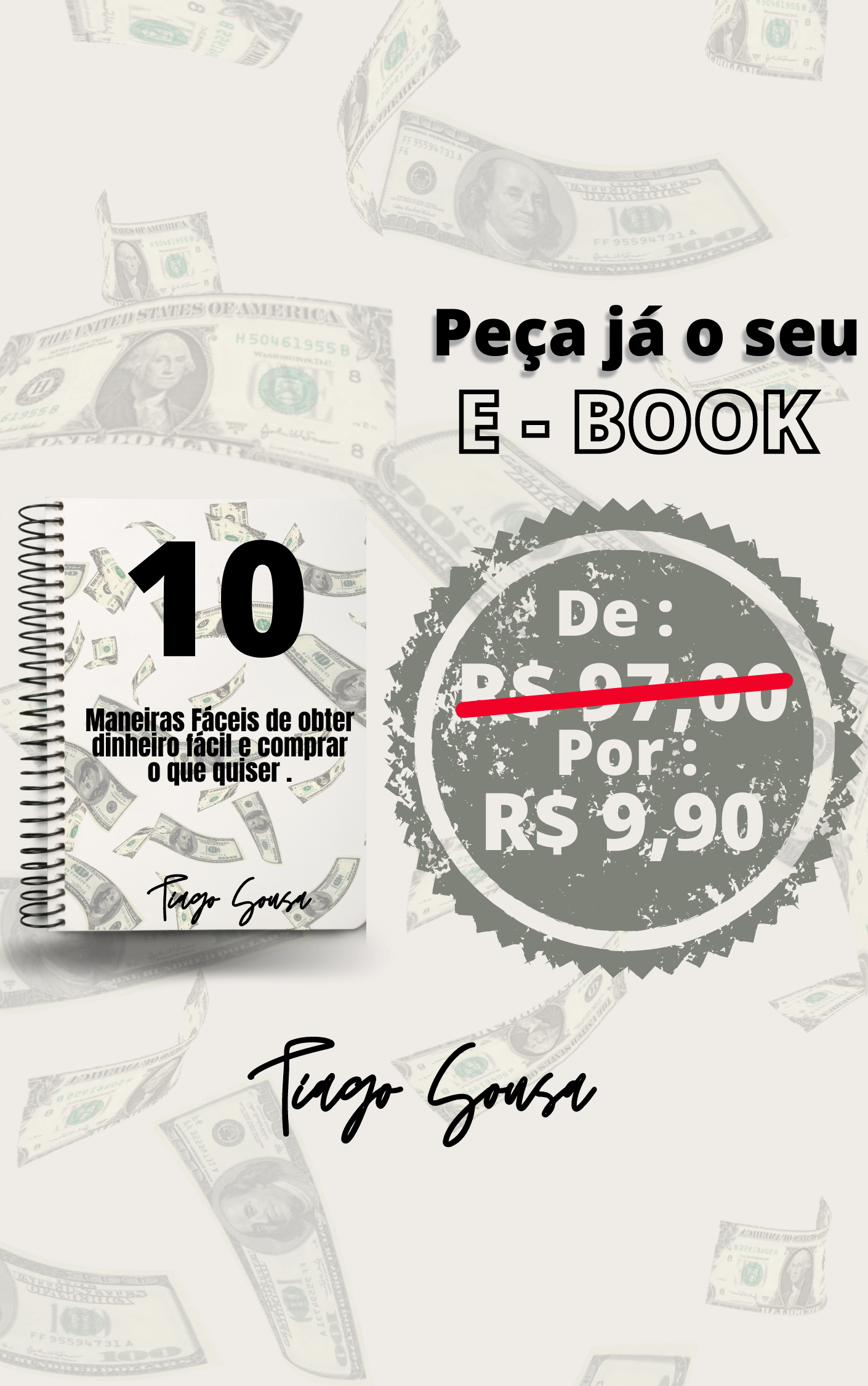 10 maneiras fáceis de obter dinheiro fácil e comprar o que quiser.