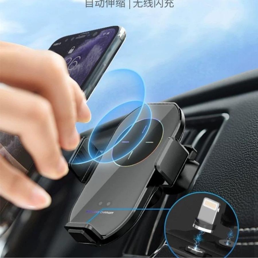 SUPORTE DE CELULAR AUTOMOTIVO CARREGADOR WIRELESS SMART