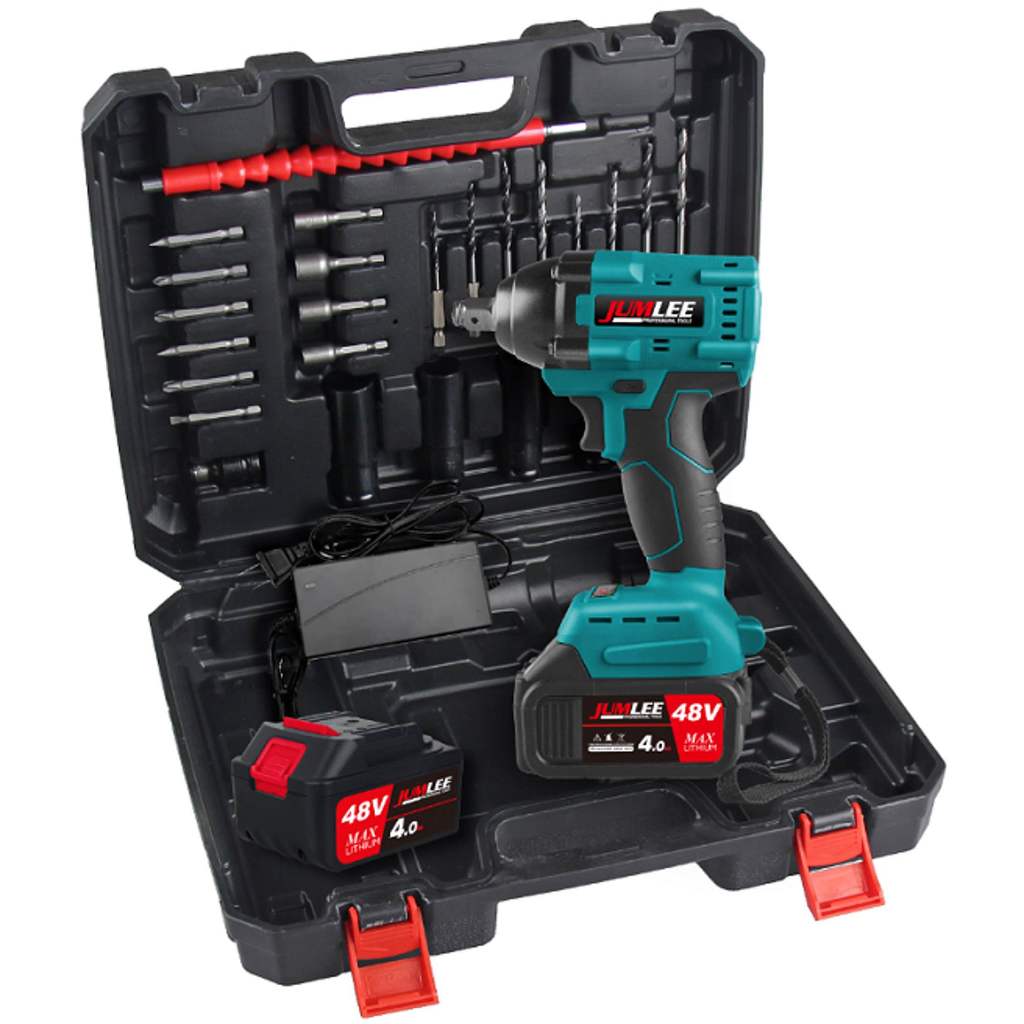 Impact Chave Contestry 48v Ion-Latest De Fenda De Impacto Sem Fio Chuveiro Com 2 Baterias 48v