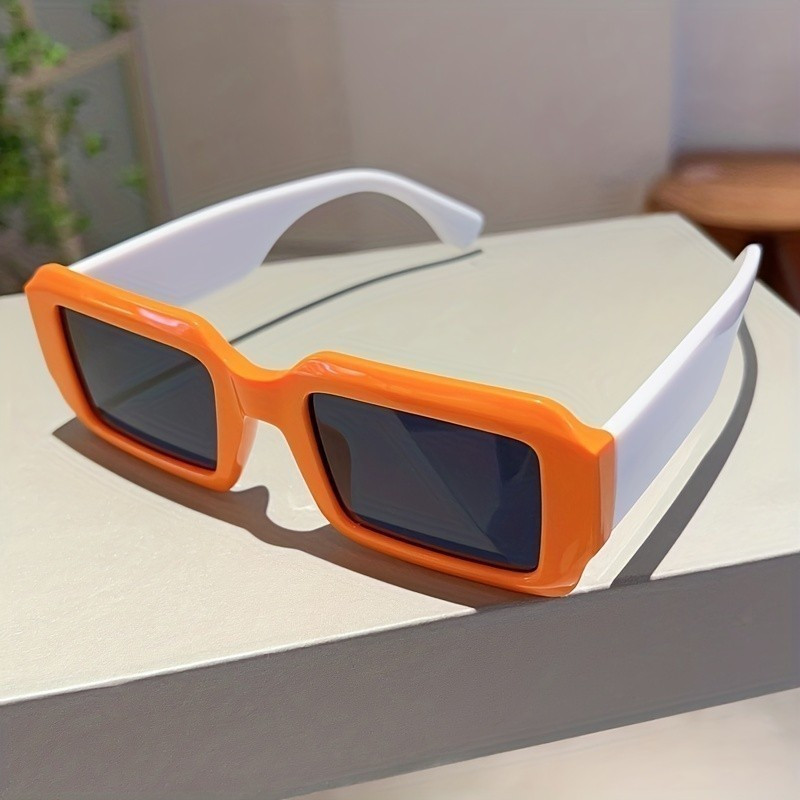 Vintage Square Fashion Glasses for Women 2023 Fashion Rectangle Shades Trendy The Latest Personality Sunnies Sunglasses&