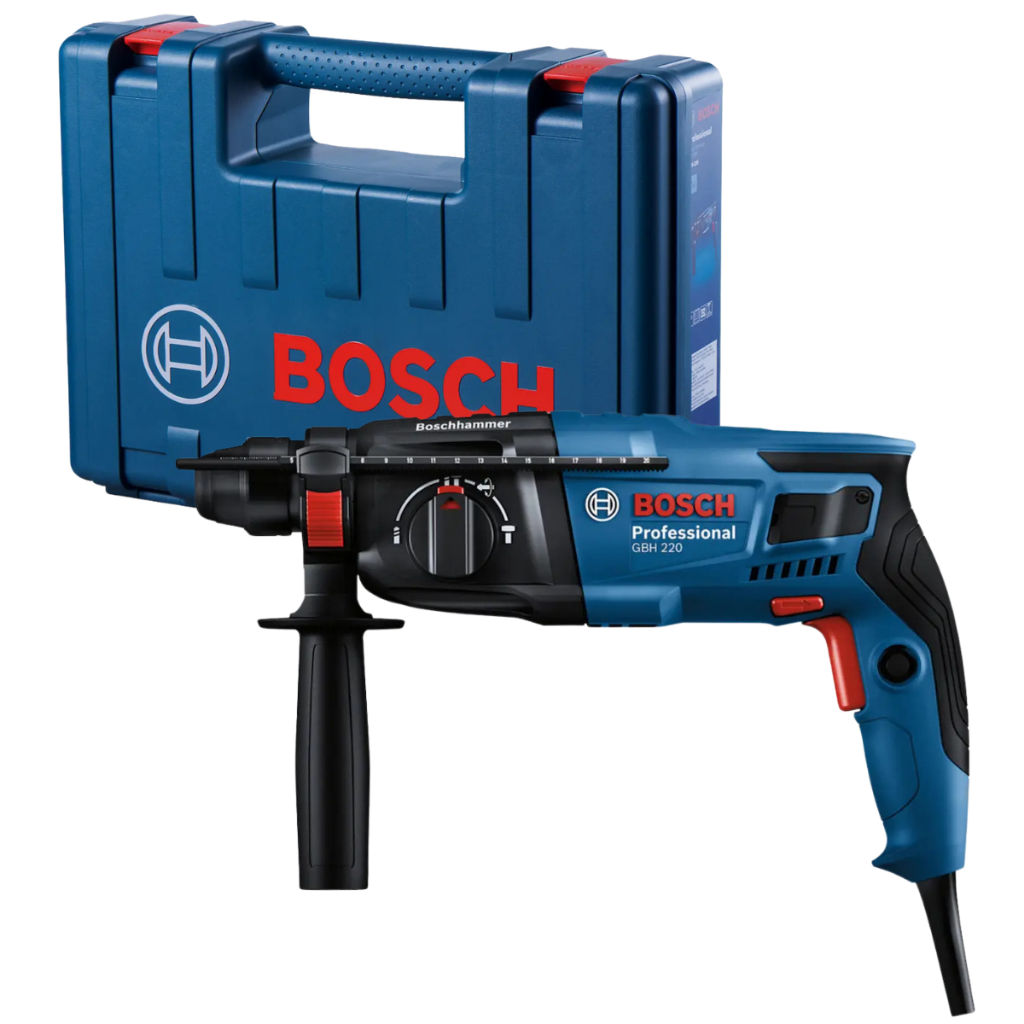 Martelo Rompedor Bosch Professional Gbh 220 Azul com 720W de Potência 220v