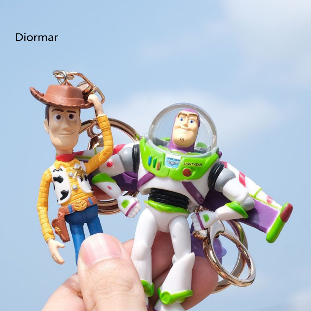 Car Pendant Toy-story Accessory Woody Buzz Lightyear Air Freshener Keychain Aromatherapy Vent Clip Toy Fan Gift Cute for