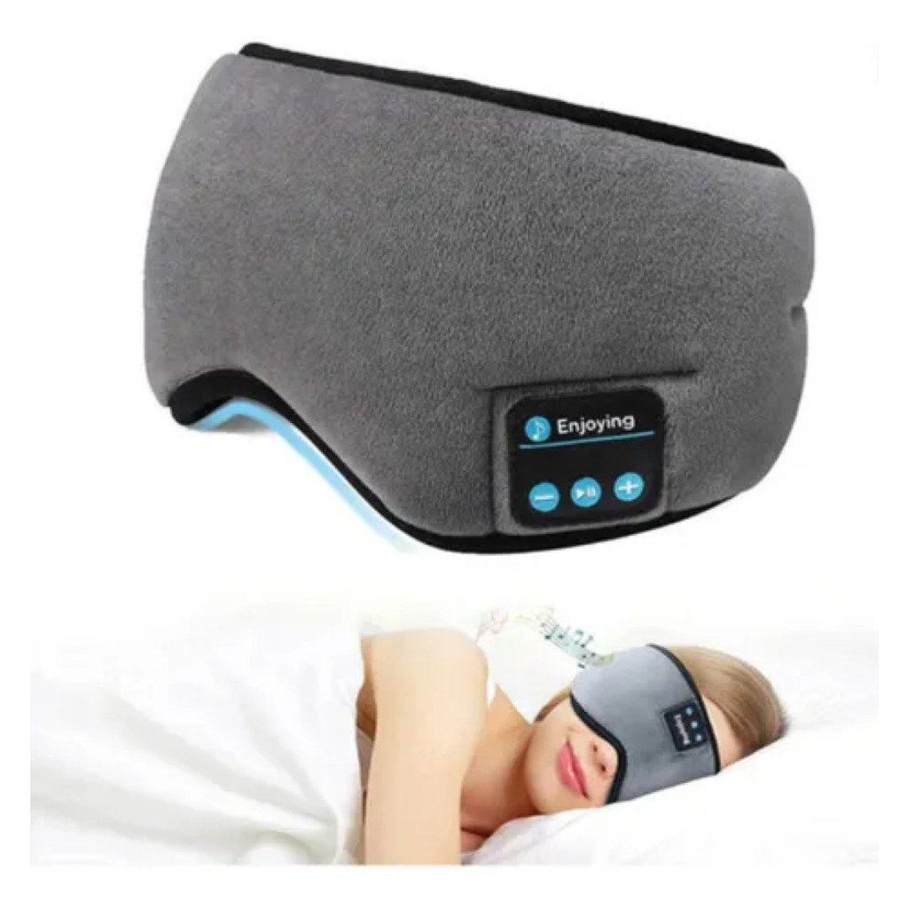 Mascara De Dormir Tapa Olho Descanso Venda Com Som Bluetooth