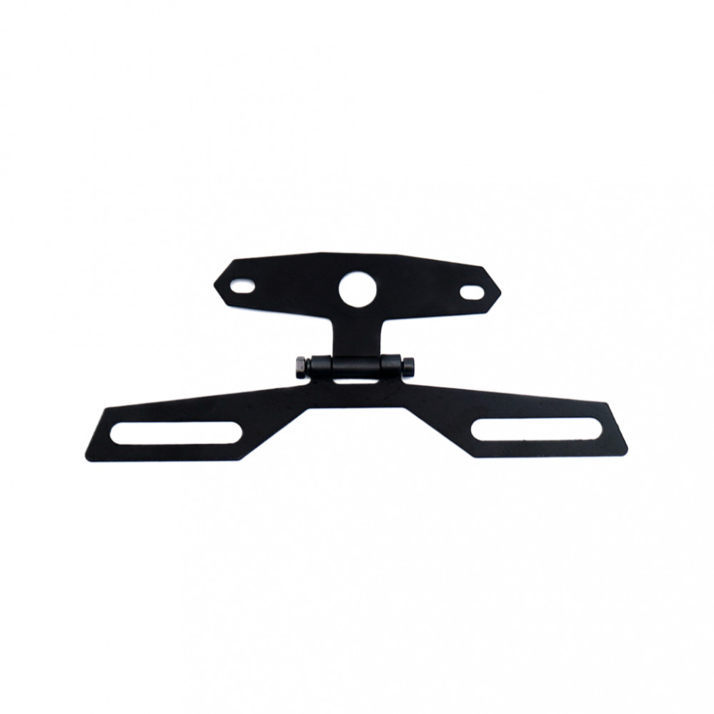 KN-1995 Universal Metal Dobrável Longo Suporte Da Placa De Licença Luz Traseira De Montagem Fora De Estrada Motocicleta
