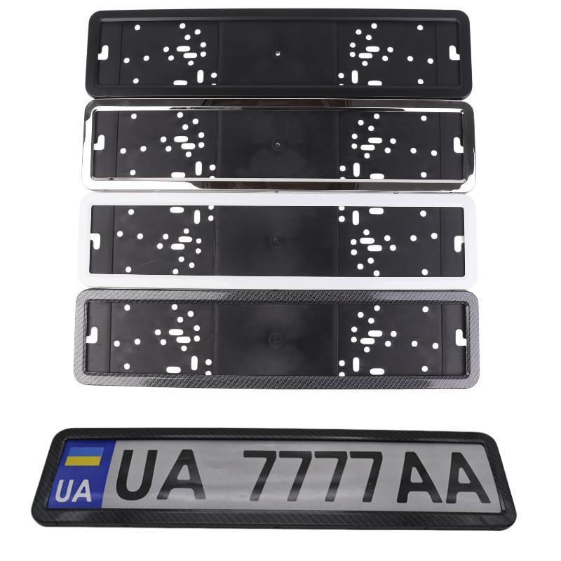Bla Suporte De Placa De Metal Universal , Adequado Para Placas De Identificação De Carro Ue UA RU , Estrutura De Montage