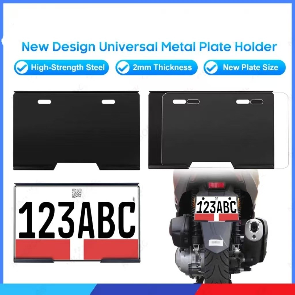 Protetor De Número De Placa Novo Tamanho LTO Design Suporte De Metal Universal