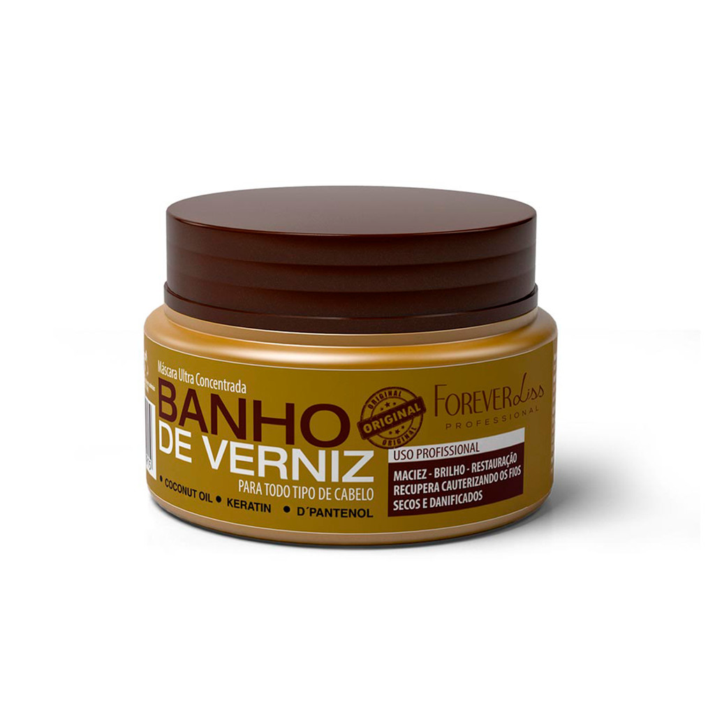 Mini Máscara Banho de Verniz Forever Liss 40g