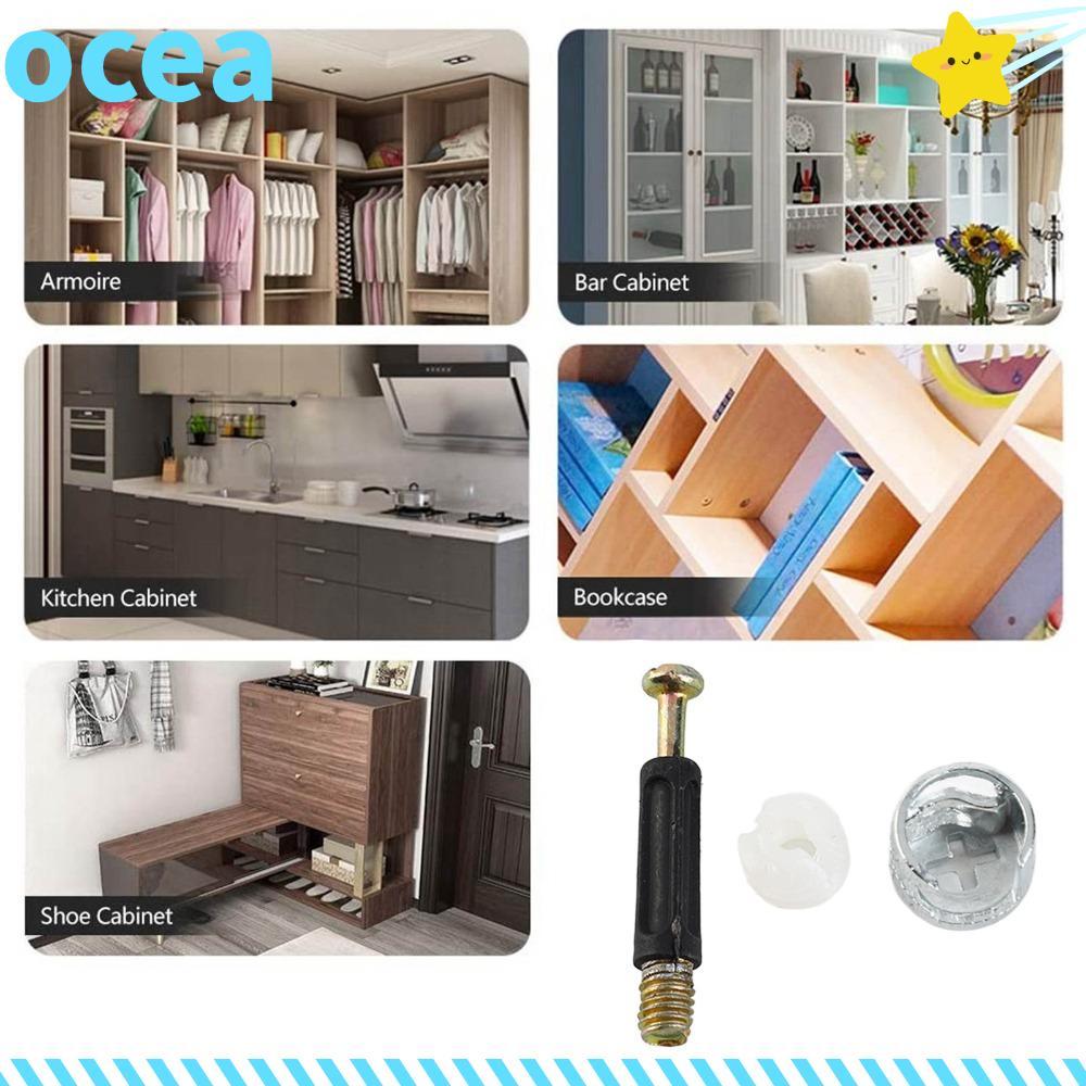 OCEA 20PCS Kit De Bloqueio De Câmera De Móveis , Acessórios Práticos De Hardware Peça De Conexão De Roda Excêntrica , Du