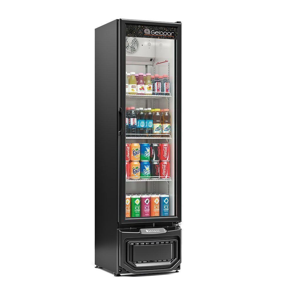 Refrigerador Vertical Gelopar GPTU230 228L 1 Porta Preto 110V