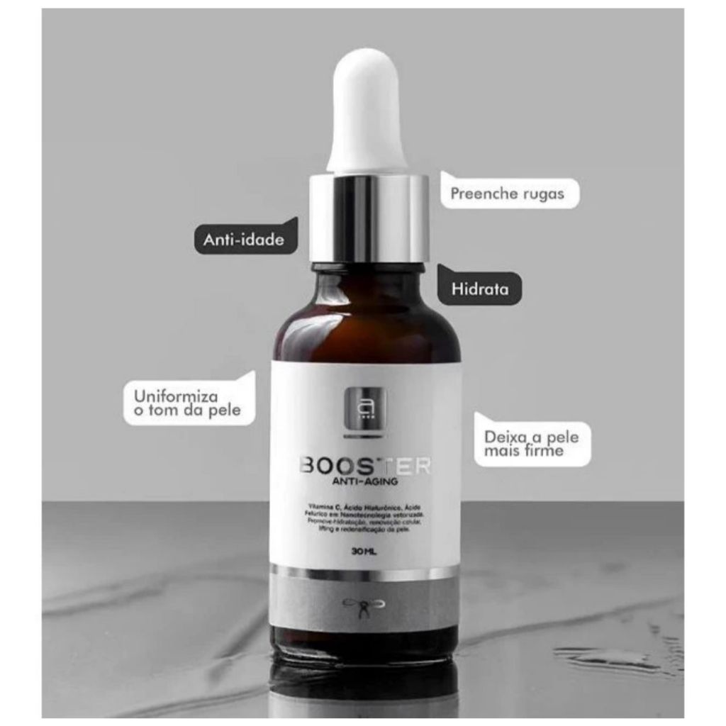 Serum Booster hidratante Anairana Anti-aging ideal para pré-maquiagem - 30ml