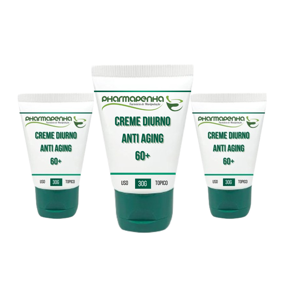 KIT 3UN CREME DIURNO ANTI-AGING 60+ - 30GR CADA