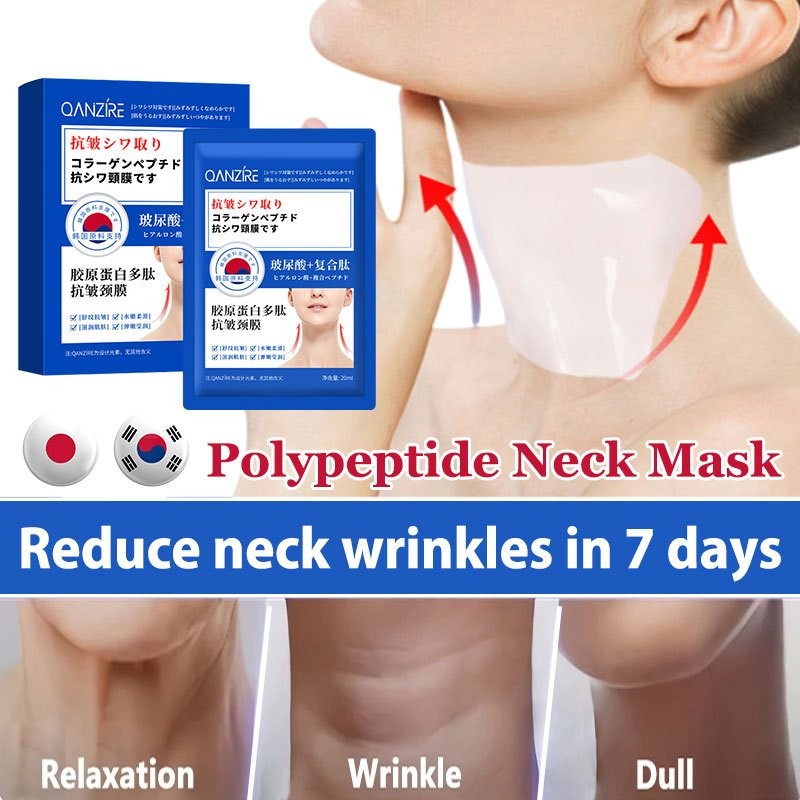 Collagen Neck Cream Anti Aging Wrinkle Patch Neck Mask 10pcs Wrinkles Firming Neck Brightening