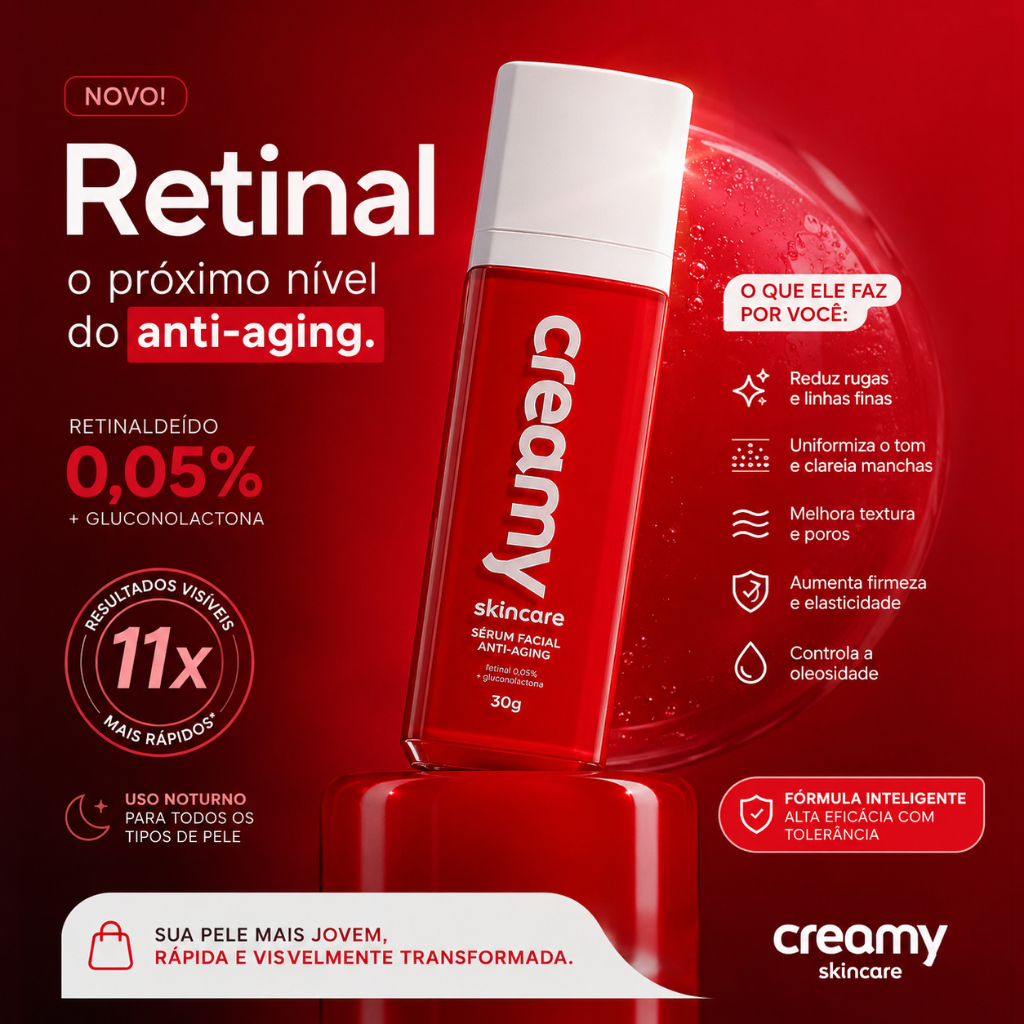 Sérum Facial Anti-Aging Retinal Creamy 30g