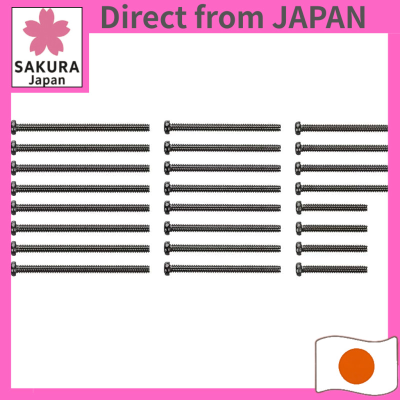 Tamiya Mini 4WD Special Project Product Stainless Screw Set 15, 20, 25, 30mm Black 95434