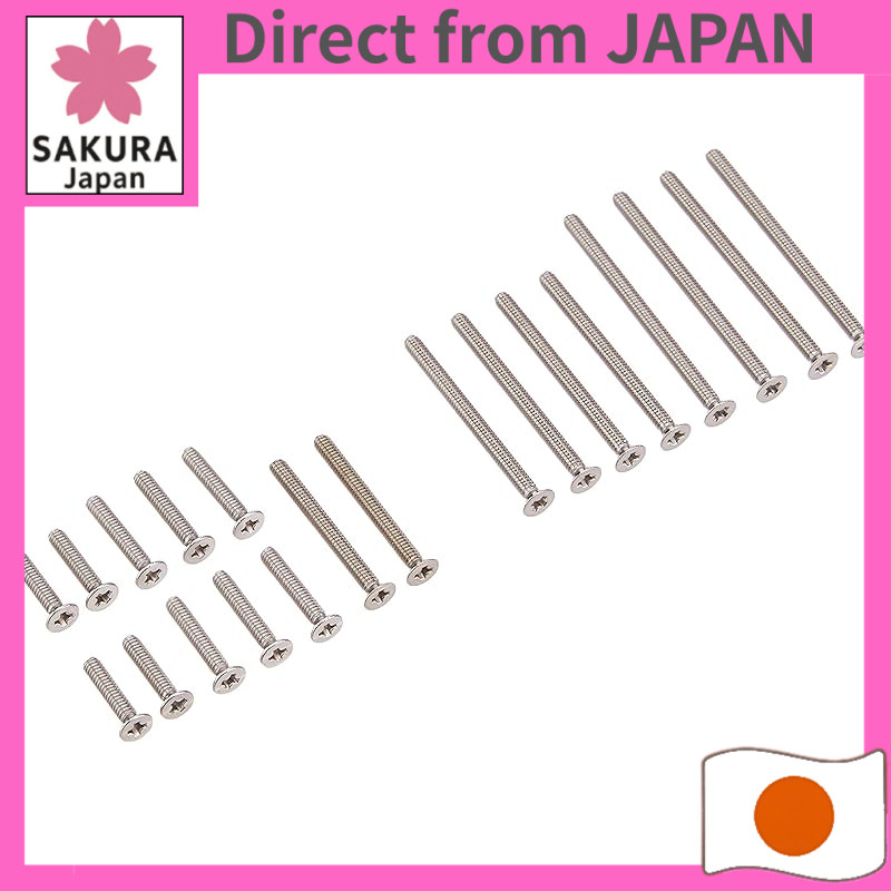 Tamiya Mini 4WD Upgrade Parts Series GP.510 Stainless Flat Screw Set 10.12.20.25.30mm 15510