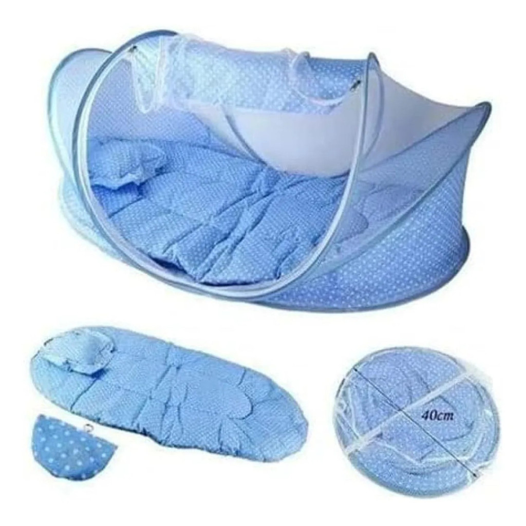 Berço Tenda Portátil com Mosquiteiro – Conforto e protecao