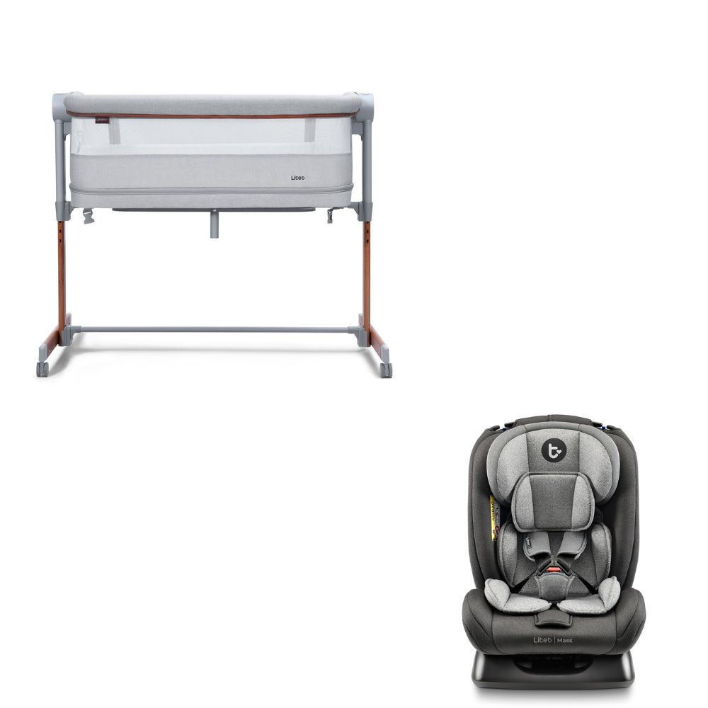 Kit Berço e Cercado Hypnos 3 em 1 Portátil 0 a 13Kg + Cadeirinha para carro Litet 0 - 36kg - BB6921K