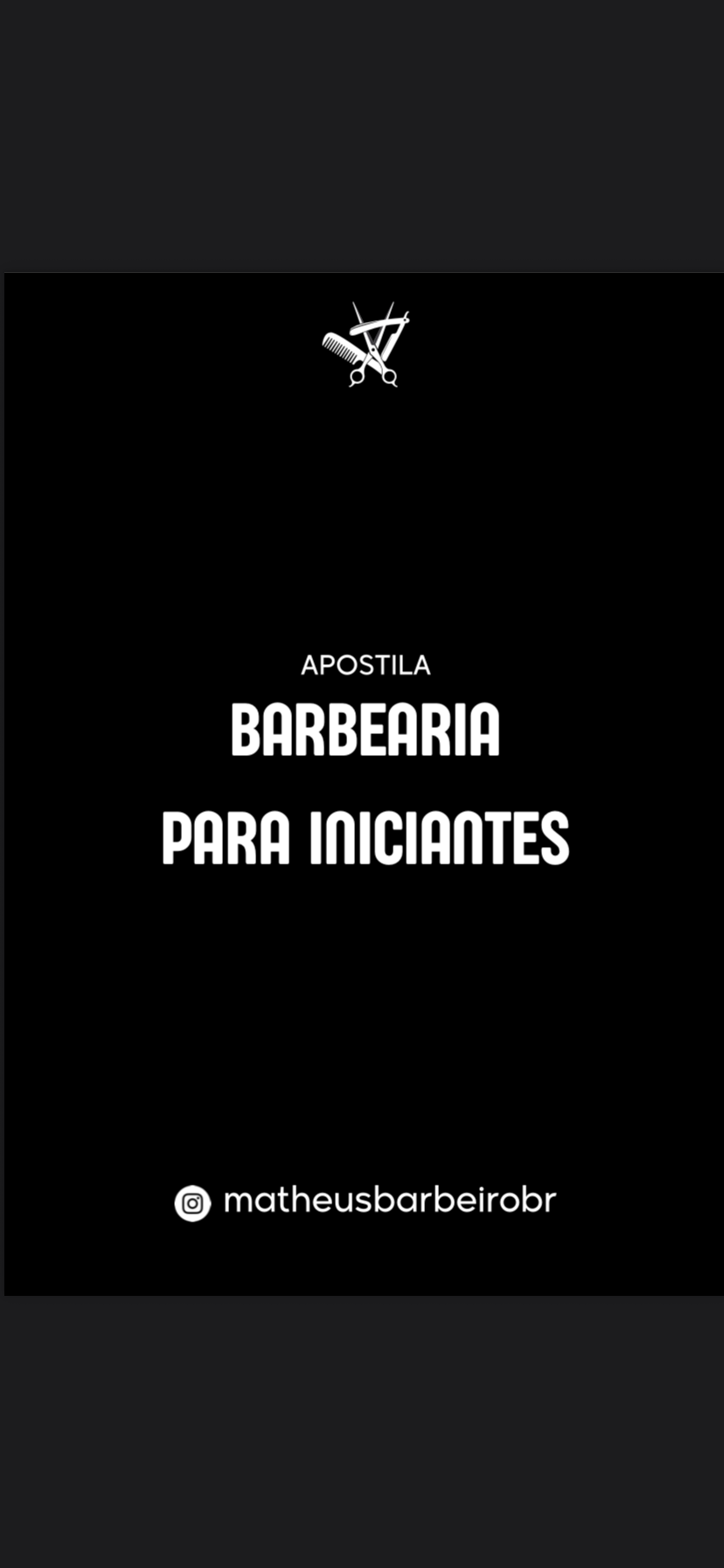 Começando na Barbearia com Matheus Teixeira
