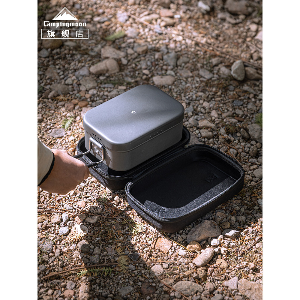 CAMPINGMOON Quadrado EVA Isolado Lancheira Ao Ar Livre Bento Piquenique Lancheira Queima Lancheira Armazenamento Isolado