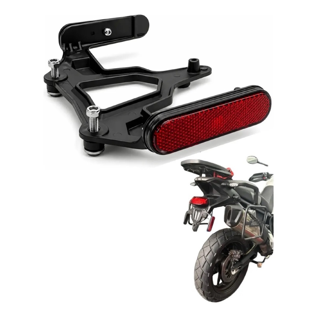 Suporte De Placa Rabeta Esportiva Universal Estilo Tiger 900