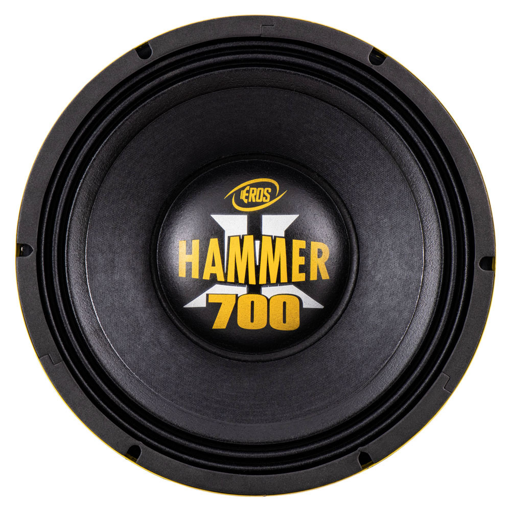 Woofer 12 Polegadas Eros 700w Rms E-12 Hammer 700 4 Ohms 8 Ohms Bobina Simples Médio Grave 1400w Pico Peça