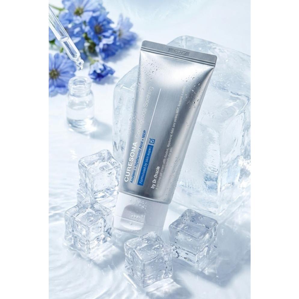 [DAISO Da Coreia] Dr . Oracle Curesona Cooling Code Gel Creme Calmante 50ml E Refrigerador Derma Com Código De Resfriame