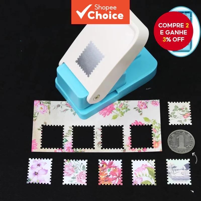 Conjunto De Perfurador E De Artesanato De PVC , Borda De Carimbo Portátil Com Design Dentado De Furo Redondo , Máquina D