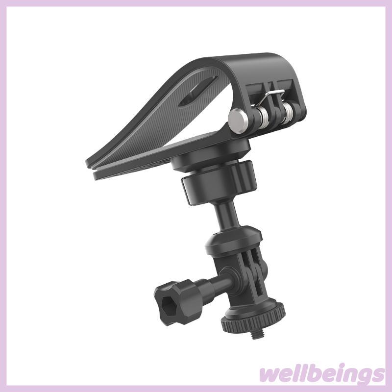 WELL Suporte Câmera Para Viseiras Solares Carro, Câmeras Ação, Clipe Silicone Metal ABS Montagem