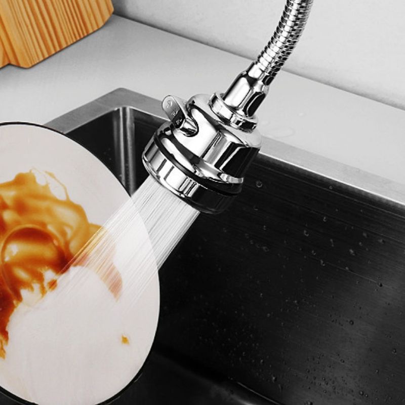 Bico Adaptador De Torneira Com 3 Jatos Reguláveis, Bico Torneira Giratória 360°Cozinha