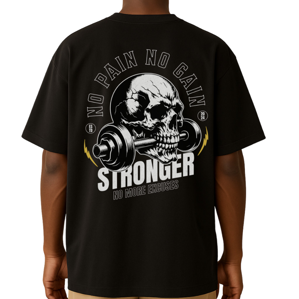 Camiseta Oversized Unissex Streetwear 100% Algodão 