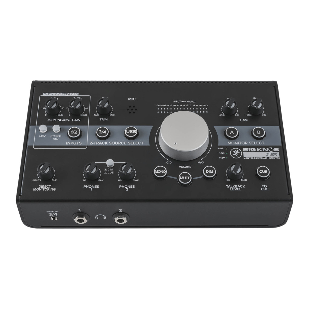 Controlador de Monitores Mackie Big Knob Studio 3x2 USB Interface 192 kHz