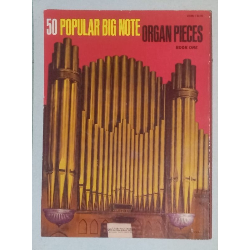 50 Popular Big  Organ Pieces Book one, música