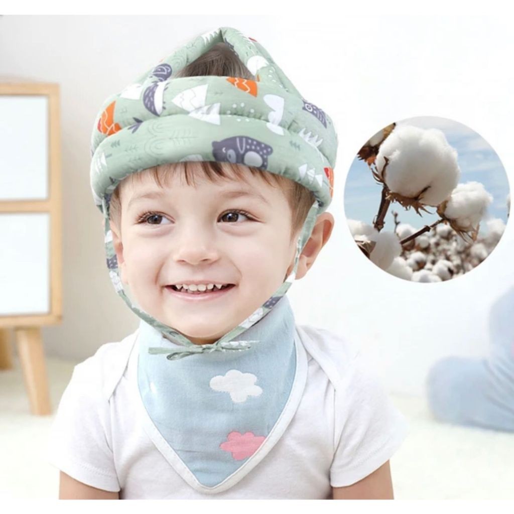 Adjustable Size Baby Head Protector Helmet for Crawling First Steps