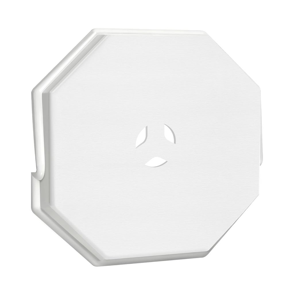 Vinyl Siding Mounting Block, Outdoor Light Siding Mount Kit, White Octagon Mounting Block for 1/2 inch Width Lap and 4 i
