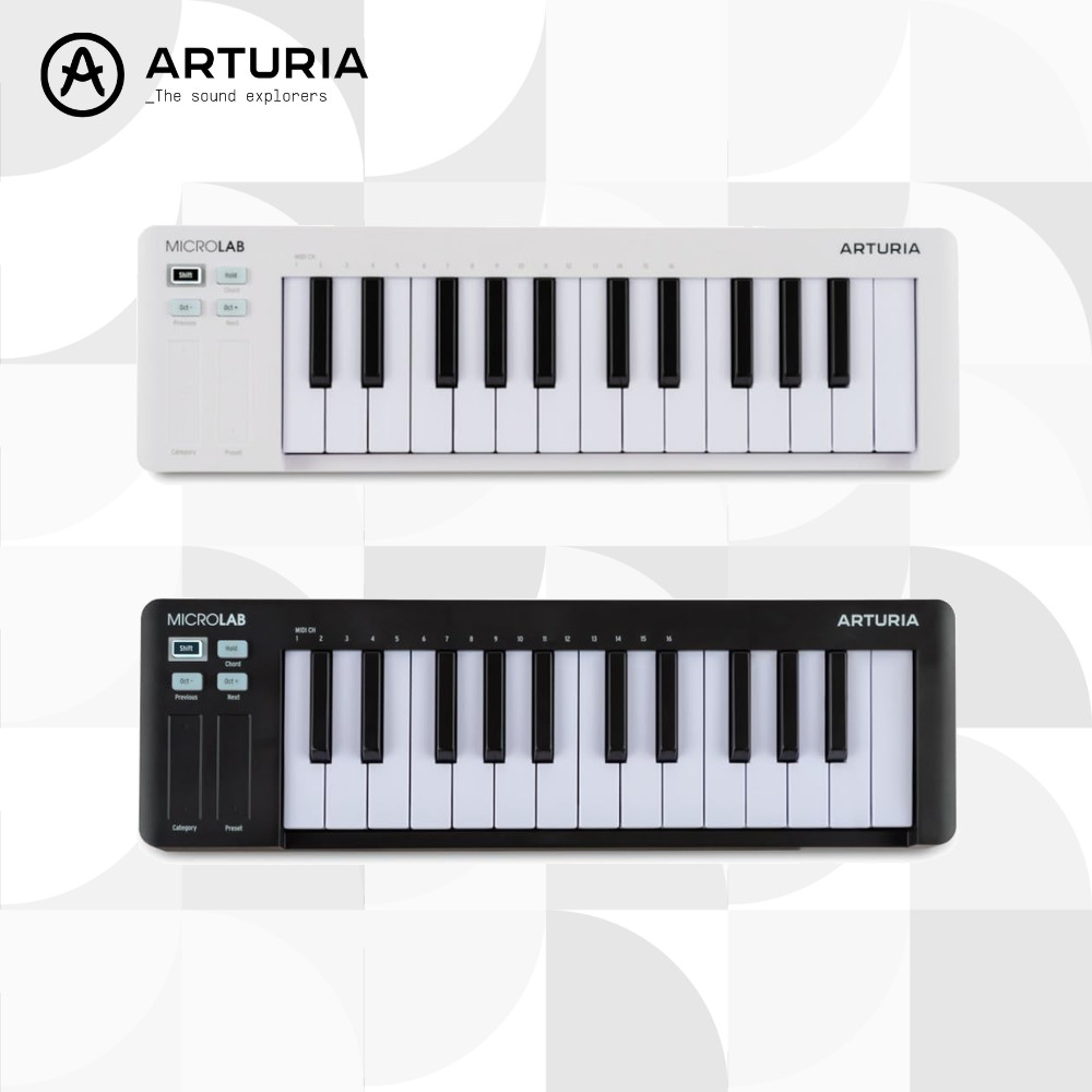 ARTURIA MicroLab MK3 25 Keys Controlador MIDI【Enviado direto do Japão】