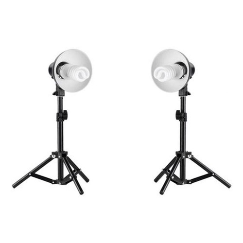 Kit Tripé Iluminador Pkl 45  Mini Estudio 110 Ou 220v Pkl45
