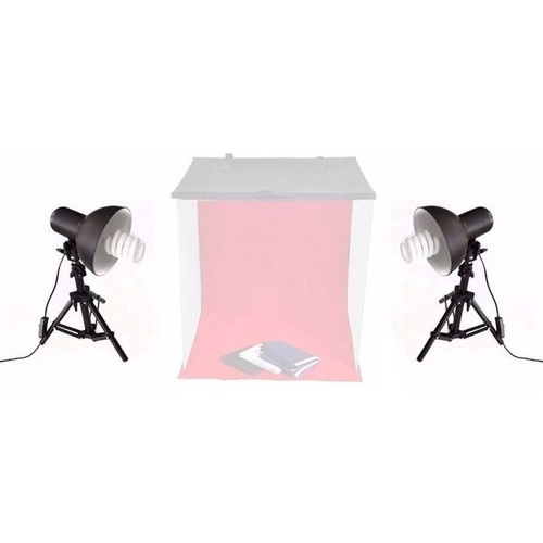 Kit Tripé Iluminador 90w Mini Estudio 110 Ou 220v Pkl45