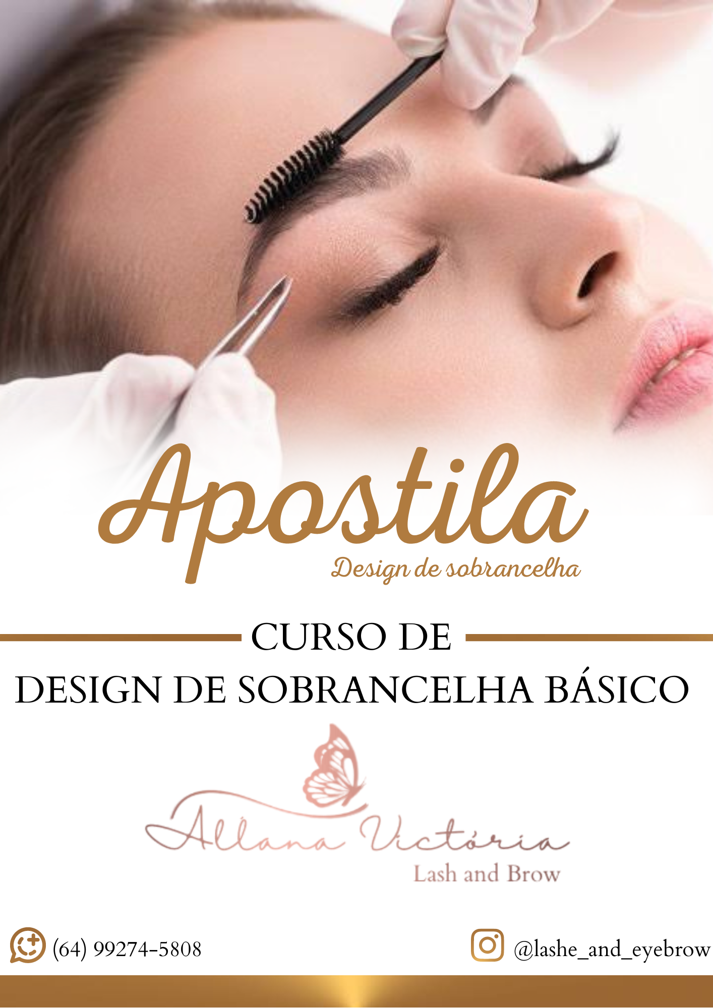 APOSTILA DE DESIGN DE SOBRANCELHA BÁSICO - COM CERTIFICADO