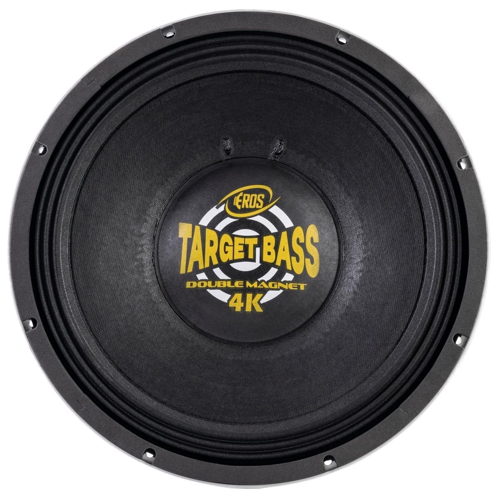 Alto Falante Eros Target Bass Double Magnet 4k 2000W RMS 4 Ohms 15 Polegadas Branco