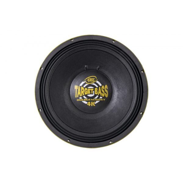 Alto Falante Eros 15 Target Bass Double Magnet 4k 2000w Rms Amarelo