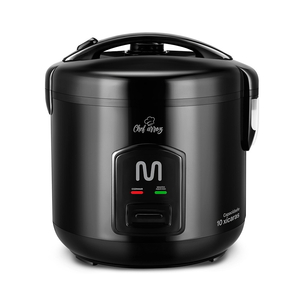 Panela De Arroz 10 Xícaras Função Manter Aquecido 220v-700w Preta Multi - GO501